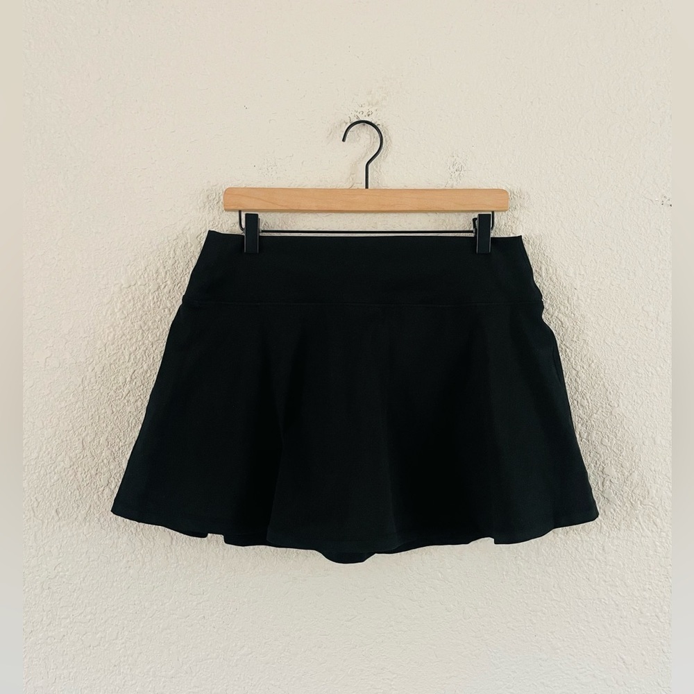 J. Crew Black Mini Skirt (with shorts)